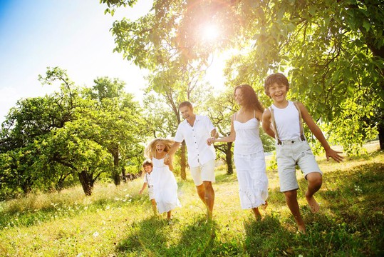 Kinderen zomer zon 