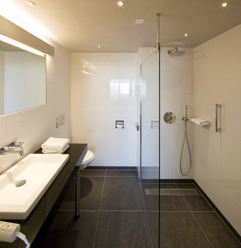 Bathroom with walk-in shower